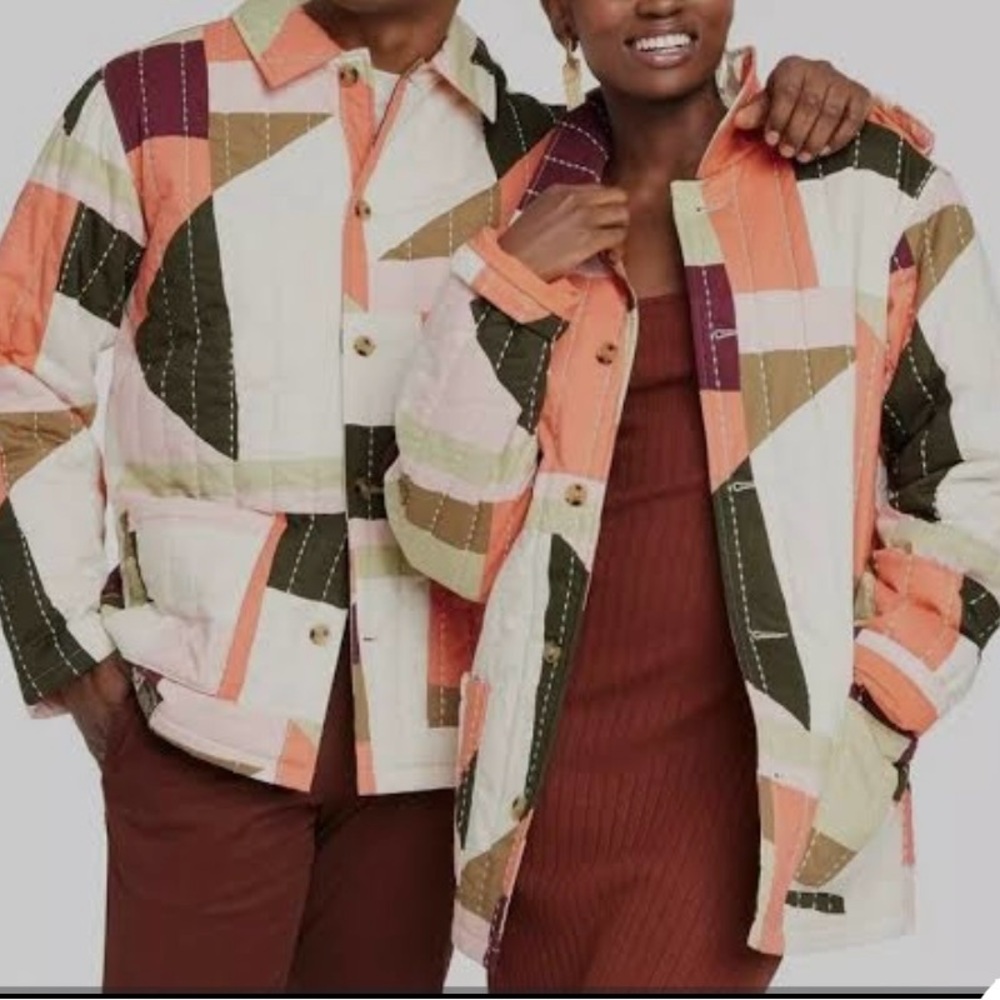 NWOT - GEE’S BEND x TARGET - XS Oversized Colorful Patchwork Jacket Unisex
